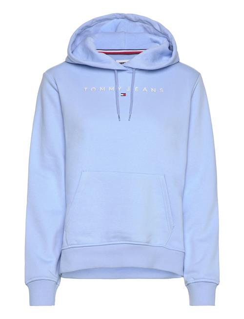 Se Tommy Jeans Tjw Reg Linear Hoodie Tommy Jeans Blue ved Booztlet