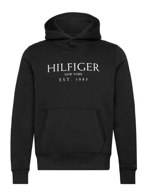 Se Tommy Hilfiger Big Hilfiger Hoody Tommy Hilfiger Black ved Booztlet