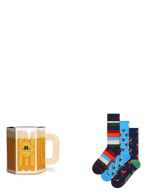 Happy Socks 3-Pack Wurst And Beer Socks Gift Set Happy Socks Navy