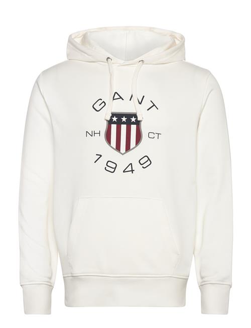 GANT Print Sweat Hoodie GANT White