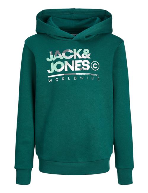 Jack & Jones Jjluke Sweat Hood Jnr Jack & J S Green