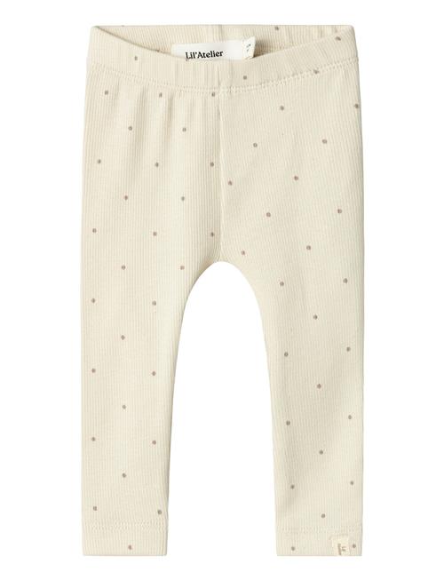 Se Lil'Atelier Nbfgago Kye Slim Legging Lil Lil'Atelier Cream ved Booztlet