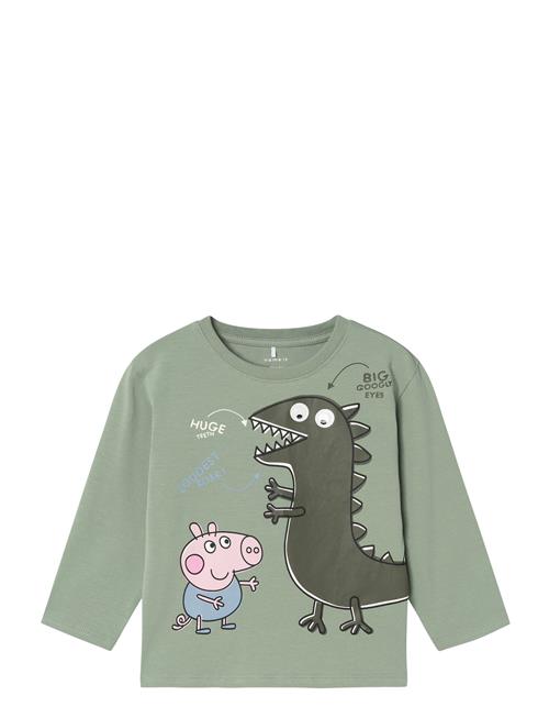 Nmmabrum Peppapig Ls Nreg Top Cplg Name It Green