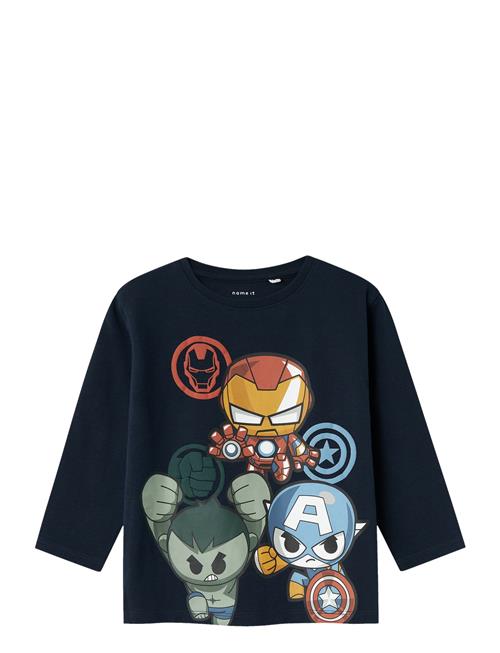 Nmmanan Marvel Ls Nreg Top Mar Name It Navy