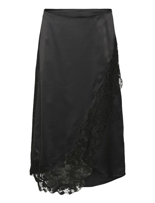 Vero Moda Vmmerle Lace Hw 7/8 Skirt Wvn Ga Vero Moda Black