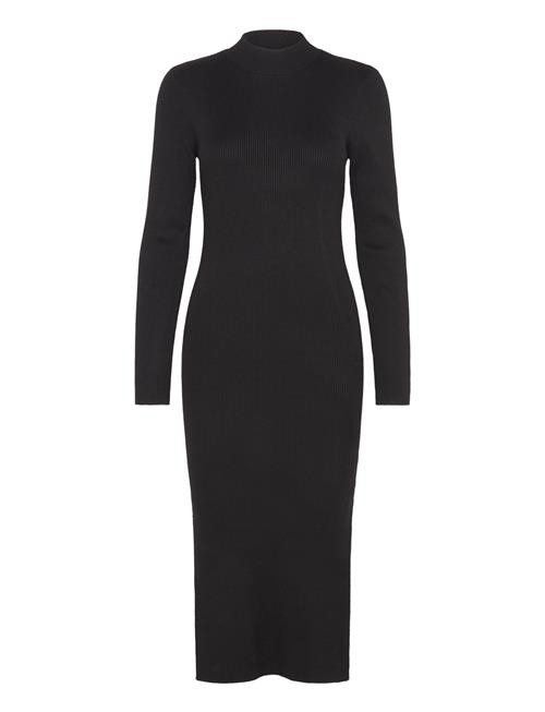 Vero Moda Vmlynzi Ls Calf Knit Dress Vma Noos Vero Moda Black