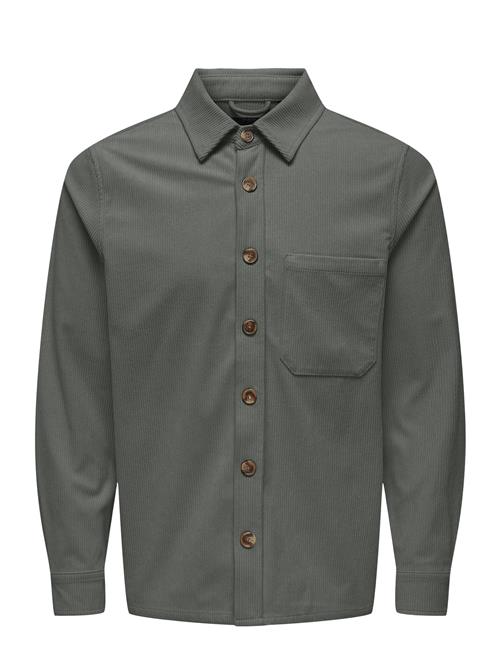 ONLY & SONS Onstile Corduroy 0111 Shirt ONLY & SONS Grey