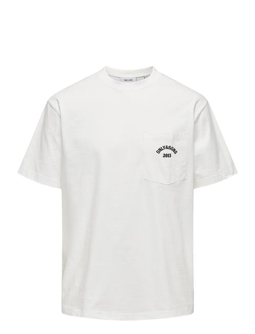 Se ONLY & SONS Onsarchie Life Rlx Ss Tee ONLY & SONS White ved Booztlet