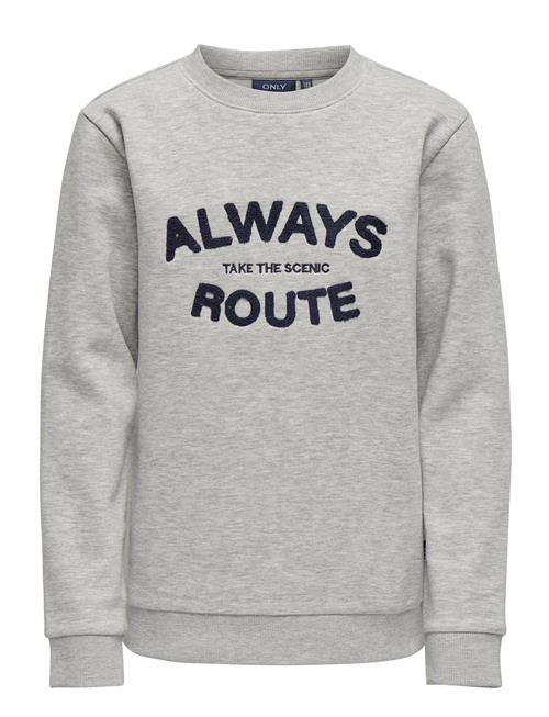 Se Kids Only Kobraphael L/S O-Neck Swt Kids Only Grey ved Booztlet