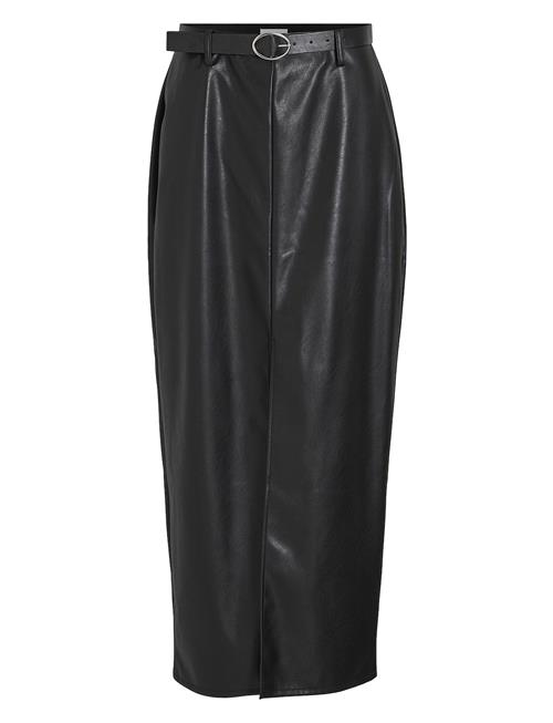 Vila Vidagmar Hw Coated Skirt/R Vila Black