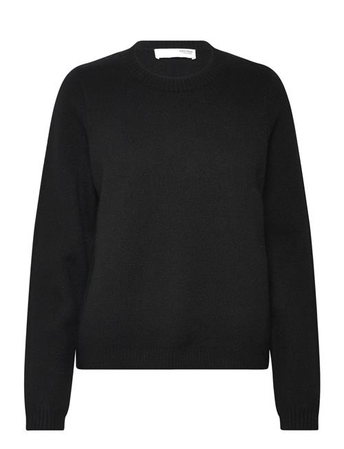 Slfana Ls Knit O-Neck Noos Selected Femme Black