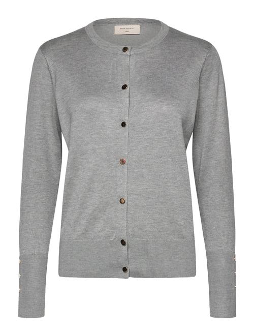 Cardigan From Freequent In A Fine-Knit Material. The Cardigan Has A Simple Silho FREE/QUENT Grey