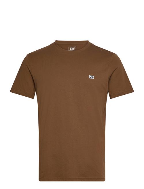 Lee Jeans Ss Patch Logo Tee Lee Jeans Brown