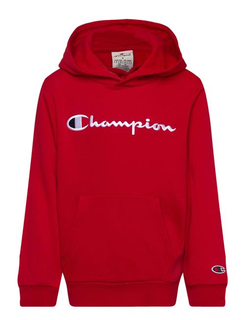 Se Champion Hooded Sweatshirt Champion Red ved Booztlet