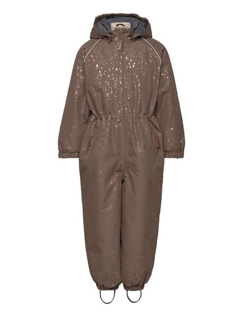 Polyester Junior Suit - Glitter Mikk-line Brown