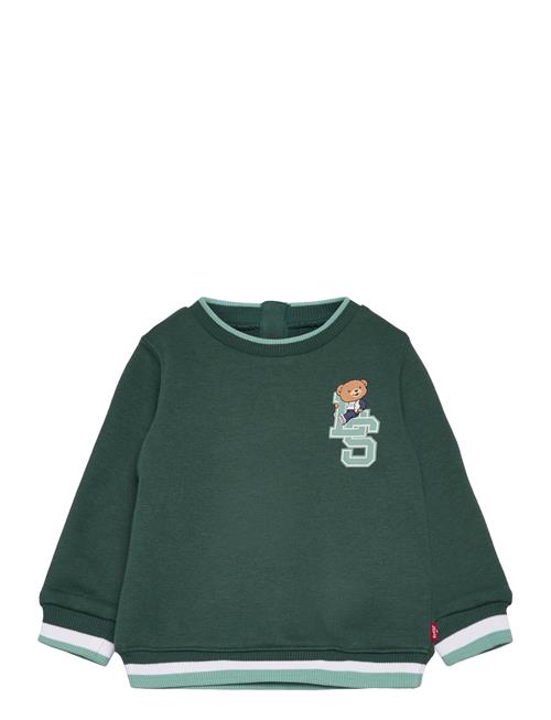 Se Levi's Levi's® Varsity Crewneck Sweatshirt Levi's Green ved Booztlet