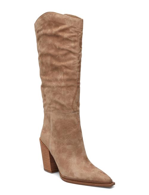 Se Steve Madden Bronty Boots Steve Madden Beige ved Booztlet