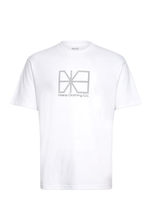 Makia Flagline T-Shirt Makia White