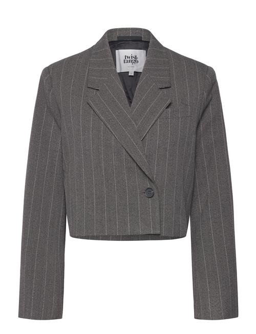 Se Twist & Tango Keira Cropped Blazer Twist & Tango Grey ved Booztlet