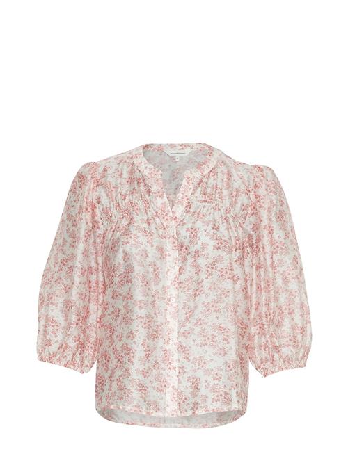 Se MSCH Copenhagen Mschisadora 3/4 Shirt Aop MSCH Copenhagen Pink ved Booztlet