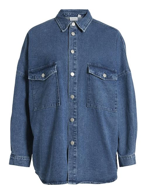 Vila Vimalou L/S Over Denim Shirt /1 Vila Blue