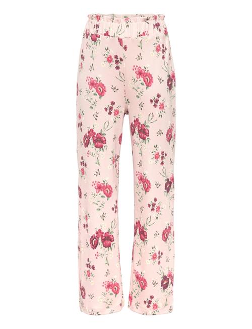 Minymo Pants Aop Rib Minymo Pink