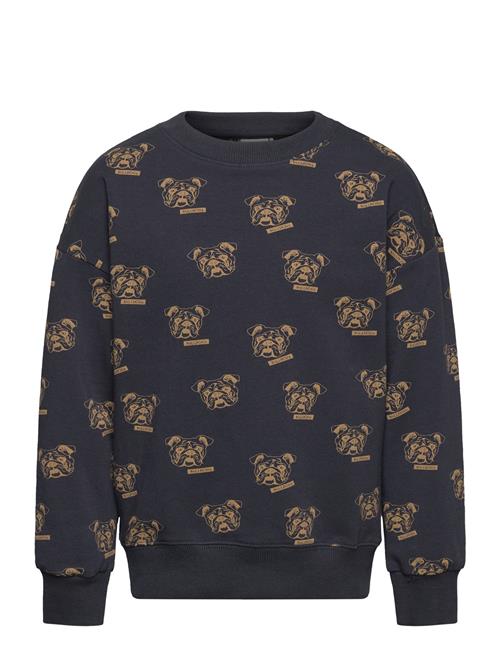 Se Minymo Sweatshirt Ls Aop Minymo Black ved Booztlet