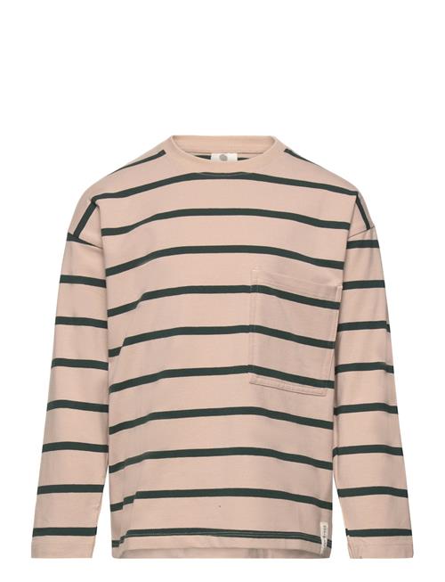 Se En Fant T-Shirt Ls Stripe En Fant Beige ved Booztlet