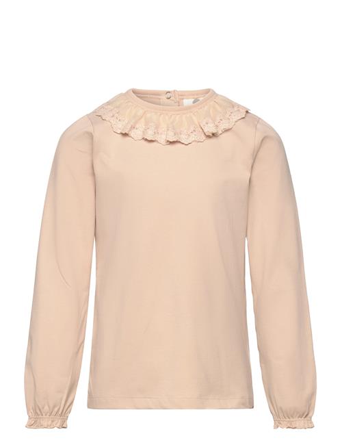 En Fant T-Shirt Ls Collar En Fant Beige