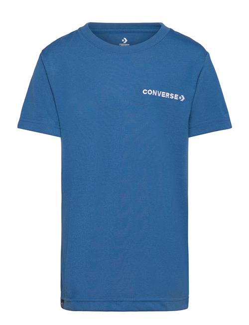 Converse Cnvb Chest Hit Strip Wdmk Ss T / Chest Hit Strip Wdmk Ss Tee Converse Blue