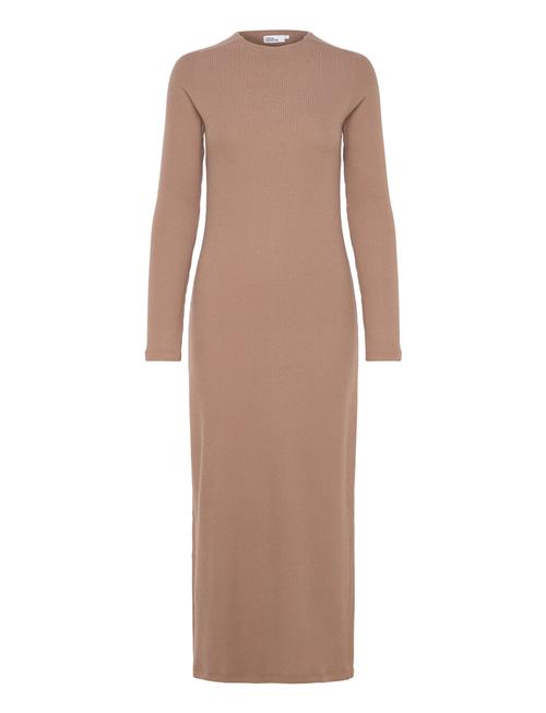 Daniela Rib Dress Once Untold Beige