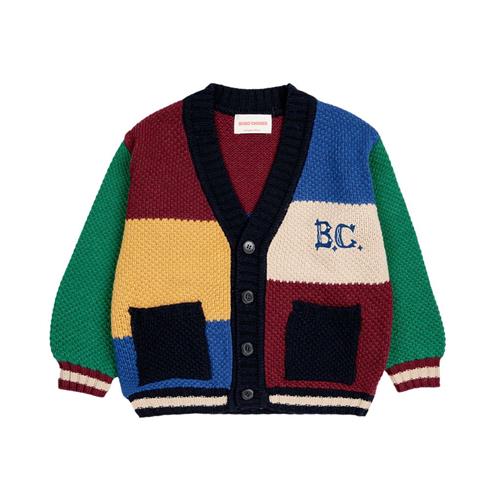 Bobo Choses B.C Vintage Cardigan Multifarvet | Rød | 4-5 years