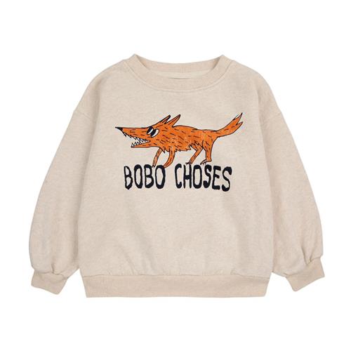 Se Bobo Choses The Clever Fox Sweatshirt Naturhvid |  | 4-5 years ved Babyshop