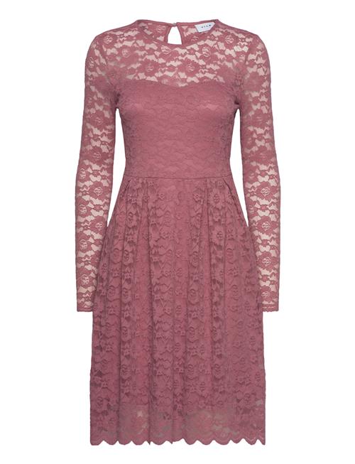 Vila Vikalila L/S Lace Dress - Noos Vila Pink