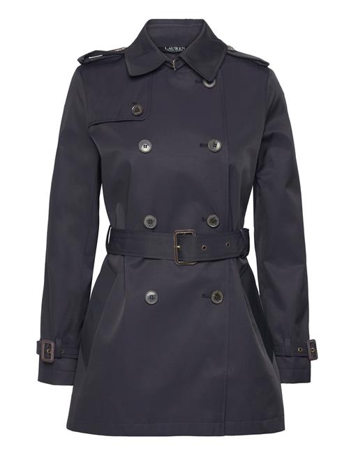 Lauren Ralph Lauren Belted Cotton-Blend Trench Coat Lauren Ralph Lauren Navy