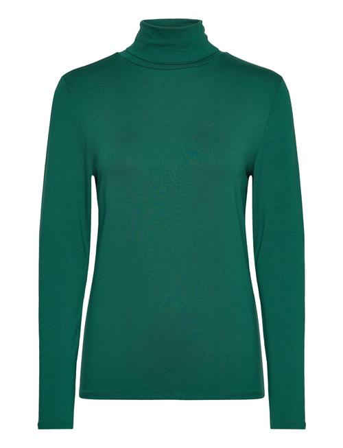 Slhanadi Rollneck Ls Soaked In Luxury Green