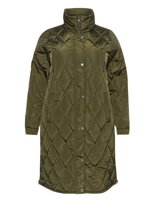 Kaffe Curve Kclinda Quilt Jacket Kaffe Curve Khaki