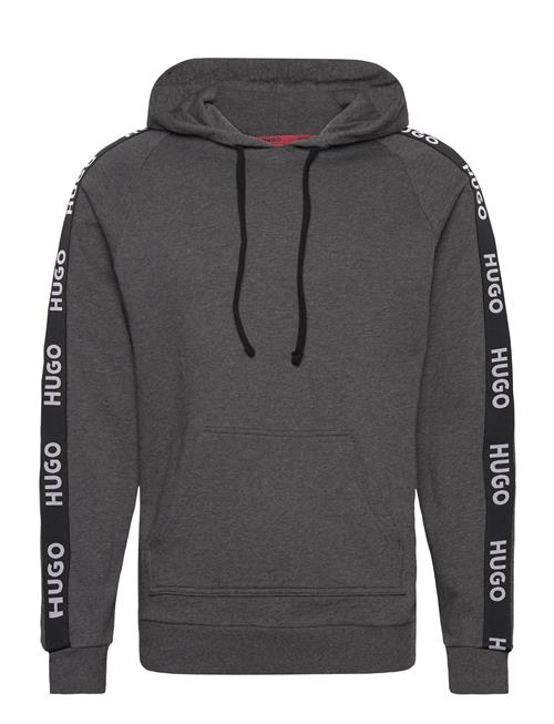 Se HUGO Sporty Logo Hoodie HUGO Grey ved Booztlet