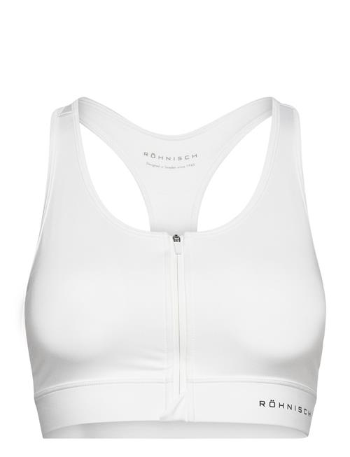 Se Röhnisch Essential Zip Sportsbra Röhnisch White ved Booztlet