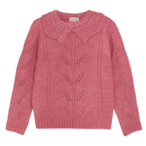 Se Minymo Pullover Slate Rose | Lyserød | 128 cm ved Babyshop