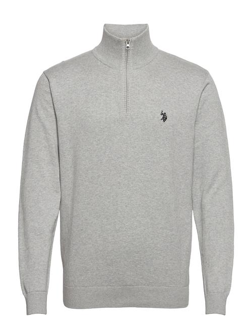 Uspa Knit Brison Men U.S. Polo Assn. Grey