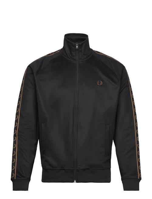 Se Fred Perry Contrast Tape Trk Jkt Fred Perry Black ved Booztlet