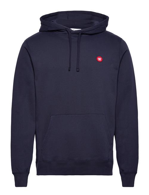 Double A by Wood Wood Wwash Hoodie Double A By Wood Wood Navy