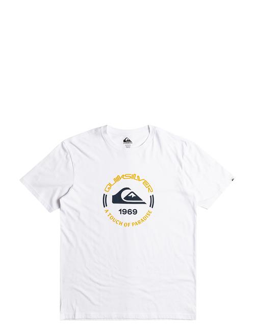 Quiksilver Circle Logo Ss Quiksilver White