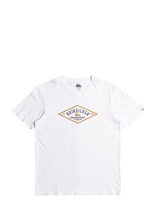 Se Quiksilver Qs Diamond Logo Ss Quiksilver White ved Booztlet