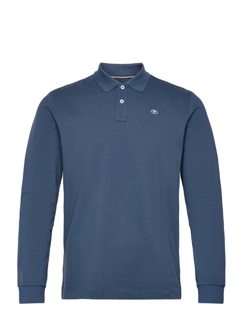 Se Tom Tailor Basic Polo With Contrast Tom Tailor Navy ved Booztlet