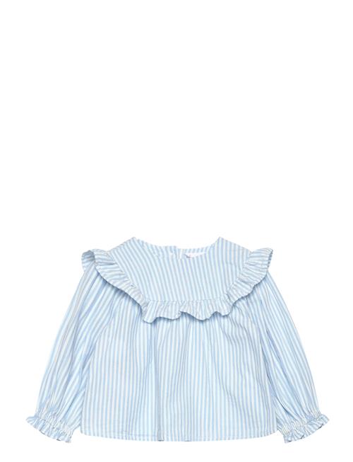 Se Mango Striped Blouse Mango Blue ved Booztlet