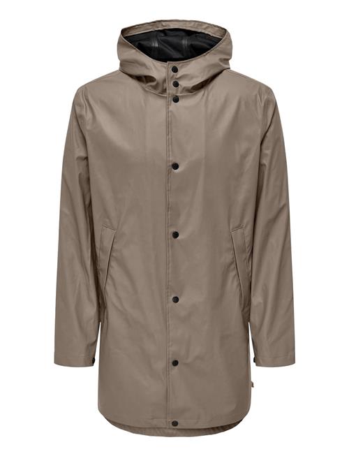 ONLY & SONS Onsluca Rain Coat Otw ONLY & SONS Beige