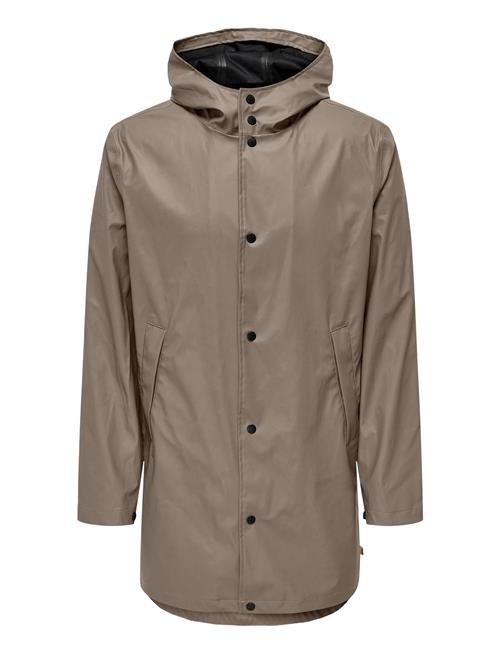 Onsluca Rain Coat Otw Noos ONLY & SONS Beige