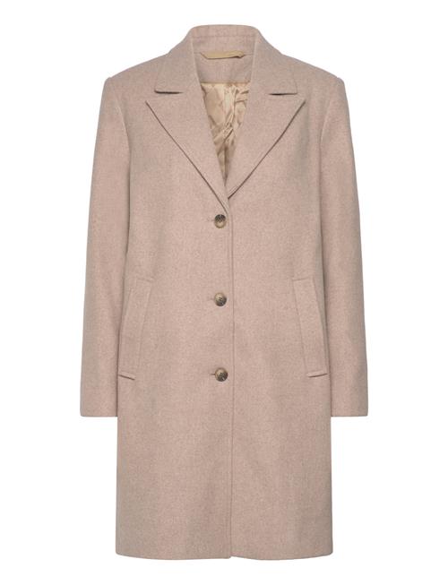 Slfnew Alma Wool Coat Noos Selected Femme Beige